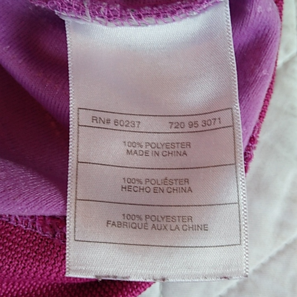 Puma Track Jacket. Toddler Girls 2T. Purple/Pink/Teal. - Picture 9 of 9
